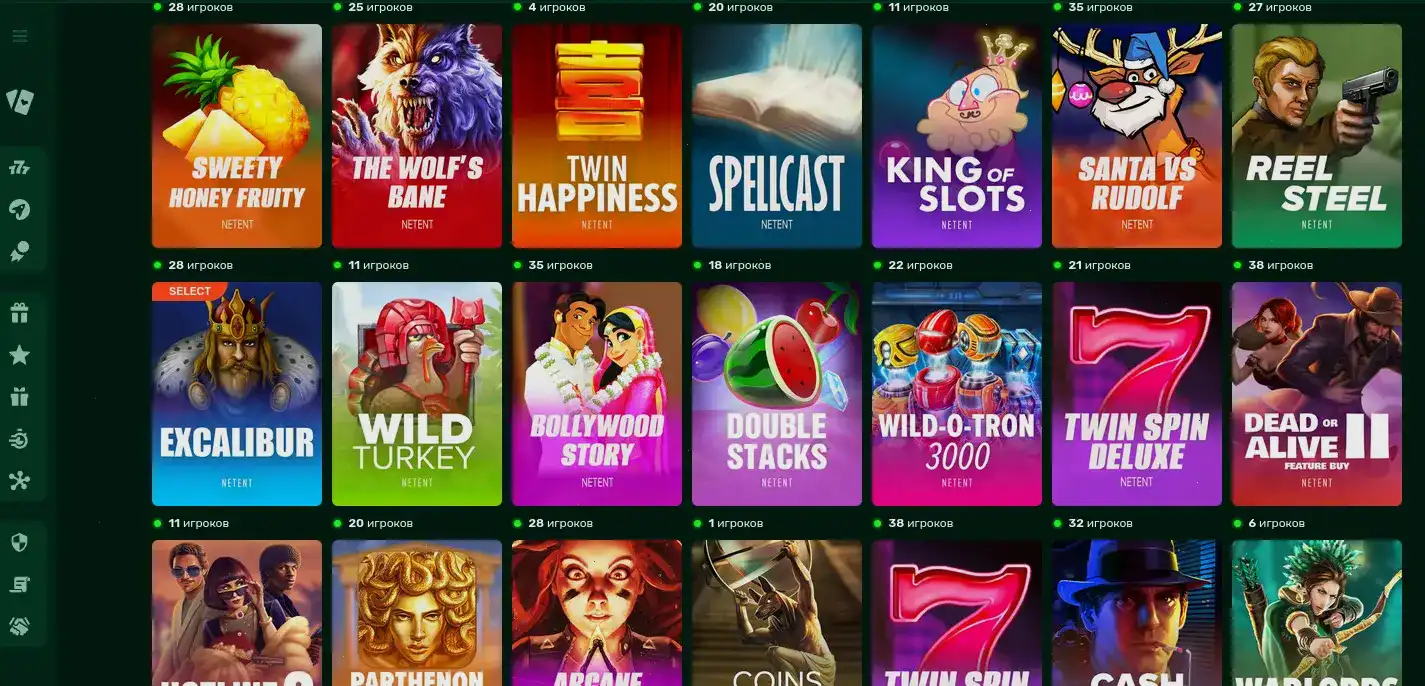 Мобильная версия казино Матрешка на экране смартфона